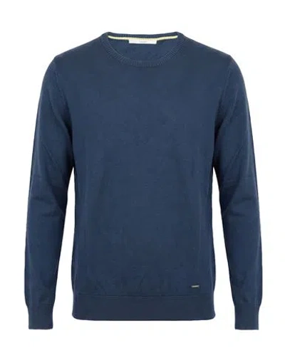 Gaudì Man Sweater Slate Blue Size S Cotton