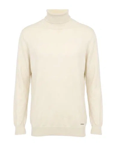 Gaudì Man Turtleneck Off White Size Xxl Viscose, Polyamide In Neutral