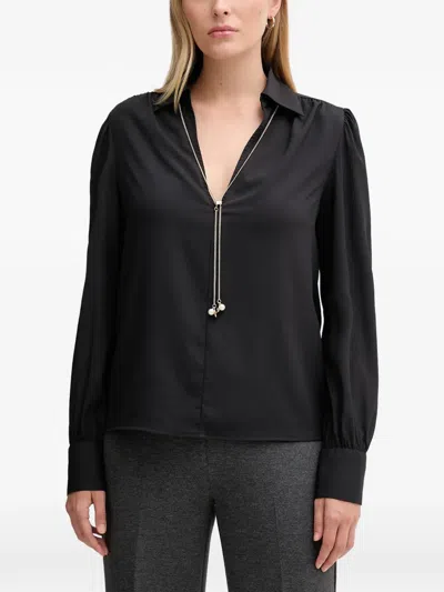 Gaudì Necklace-embellished Shirt In Black