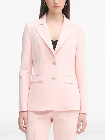 Gaudì Notched-lapels Single-breasted Blazer In Pink
