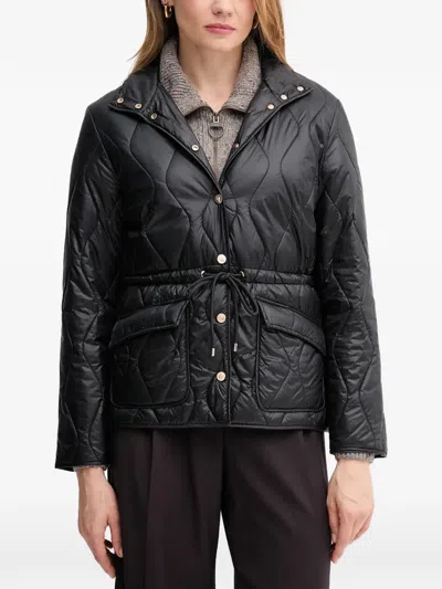 Gaudì Quilted Puffer Jacket In Black