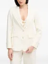 Gaudì Single-breasted Blazer In White