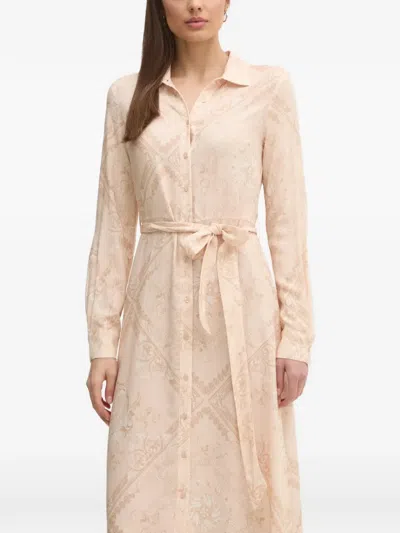 Gaudì Tie-waist Maxi Dress In Multi