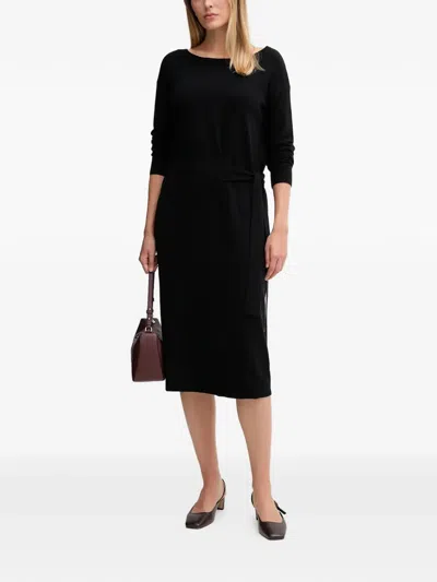 Gaudì Tie-waist Dress In Black