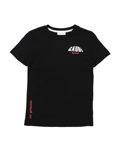 Gaudì Babies'  Toddler Boy T-shirt Black Size 4 Cotton