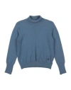 Gaudì Toddler Boy Turtleneck Light Blue Size 6 Viscose, Polyester, Polyamide In Blue