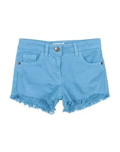 Gaudì Babies'  Toddler Girl Denim Shorts Azure Size 5 Cotton In Blue