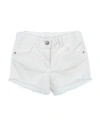 Gaudì Babies'  Toddler Girl Denim Shorts White Size 3 Cotton