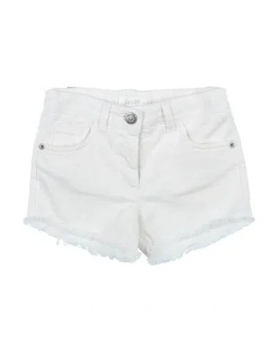 Gaudì Babies'  Toddler Girl Denim Shorts White Size 5 Cotton