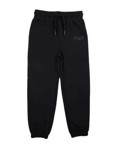 Gaudì Babies'  Toddler Girl Pants Black Size 4 Cotton, Elastane