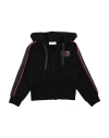 Gaudì Toddler Girl Sweatshirt Black Size 4 Cotton, Elastane In Black
