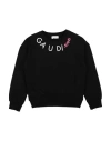 Gaudì Babies'  Toddler Girl Sweatshirt Black Size 6 Cotton