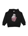 Gaudì Toddler Girl Sweatshirt Black Size 6 Cotton In Black