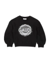 Gaudì Toddler Girl Sweatshirt Black Size 6 Cotton, Elastane In Black