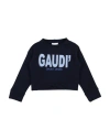 Gaudì Toddler Girl Sweatshirt Midnight Blue Size 4 Cotton, Elastane In Blue