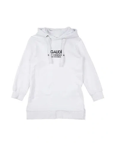 Gaudì Babies'  Toddler Girl Sweatshirt White Size 6 Cotton, Elastane
