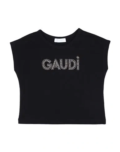 Gaudì Babies'  Toddler Girl T-shirt Black Size 5 Cotton