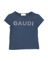 Gaudì Babies'  Toddler Girl T-shirt Midnight Blue Size 4 Cotton, Elastane