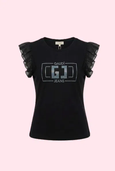 Gaudì T-shirt With Black Woman Logo