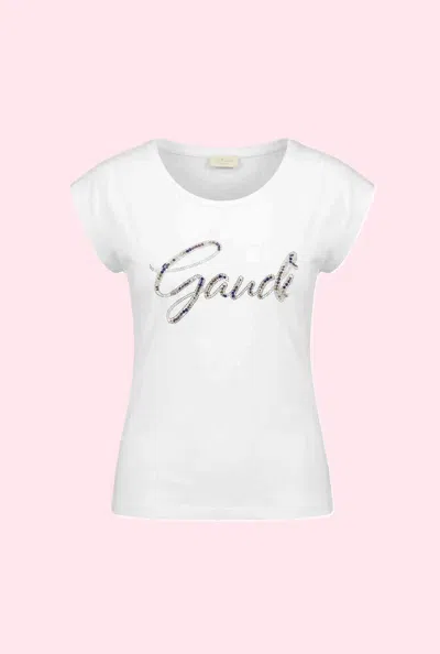Gaudì T-shirt With White Female Signature