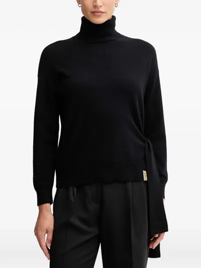 Gaudì Turtleneck Sweater In Black