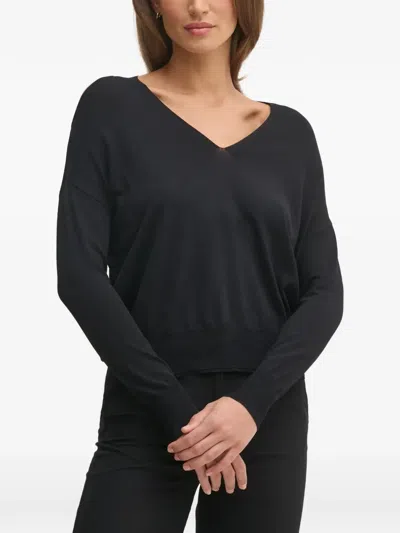 Gaudì V-neck Sweater In Black