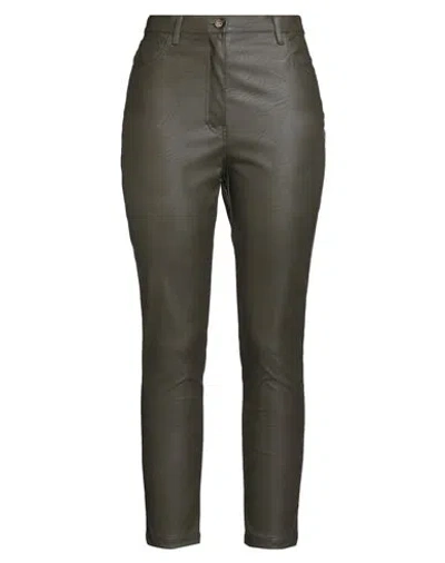 Gaudì Vintage Soul Woman Pants Military Green Size 8 Viscose, Polyurethane