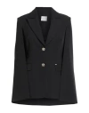 Gaudì Woman Blazer Black Size 12 Polyester, Elastane In Black