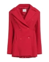 Gaudì Woman Blazer Red Size 6 Polyester, Viscose, Elastane In Red