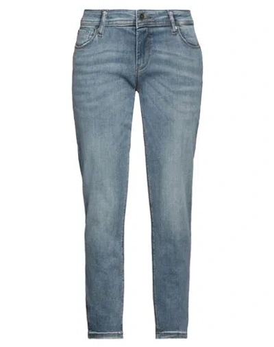 Gaudì Woman Denim Pants Blue Size 29 Cotton, Elastomultiester, Elastane