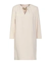 Gaudì Woman Mini Dress Beige Size 2 Polyester, Viscose, Elastane In Neutral
