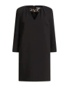 Gaudì Woman Mini Dress Black Size 6 Polyester, Viscose, Elastane In Black