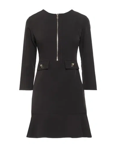 Gaudì Woman Mini Dress Black Size 8 Polyester, Elastane