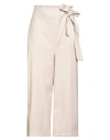 Gaudì Woman Pants Beige Size 4 Polyester, Viscose, Elastane In Neutral