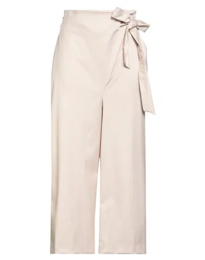Gaudì Woman Pants Beige Size 4 Polyester, Viscose, Elastane In Sand