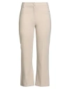 Gaudì Jeans Woman Pants Beige Size 6 Polyester, Viscose, Elastane In White