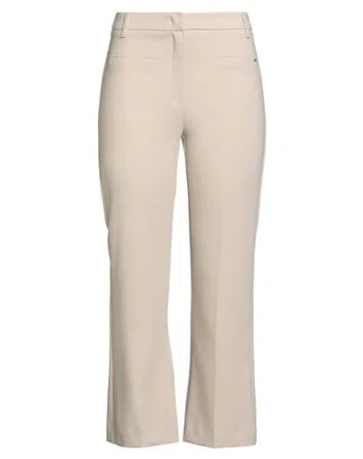 Gaudì Woman Pants Beige Size 6 Viscose, Polyester, Elastane In White
