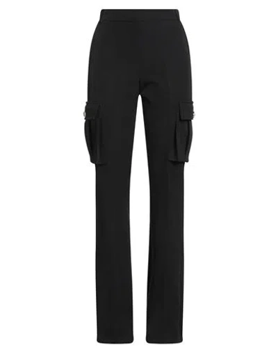Gaudì Woman Pants Black Size 12 Polyester, Elastane