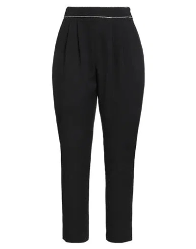 Gaudì Woman Pants Black Size 6 Polyester, Elastane
