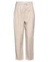 Gaudì Woman Pants Cream Size 2 Polyester, Viscose, Elastane In Neutral