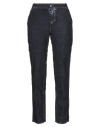 Gaudì Woman Pants Dark Purple Size 28 Cotton, Elastane In Purple