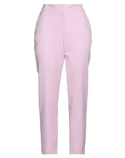 Gaudì Woman Pants Lilac Size 12 Polyester, Elastane In Gray