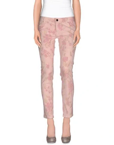 Gaudì Woman Pants Pink Size 10 Cotton, Elastane