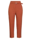 Gaudì Woman Pants Rust Size 12 Polyester, Elastane In Red