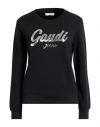 Gaudì Woman Sweatshirt Black Size S Cotton, Elastane