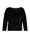 Gaudì Woman Top Black Size M Viscose, Polyamide In Black
