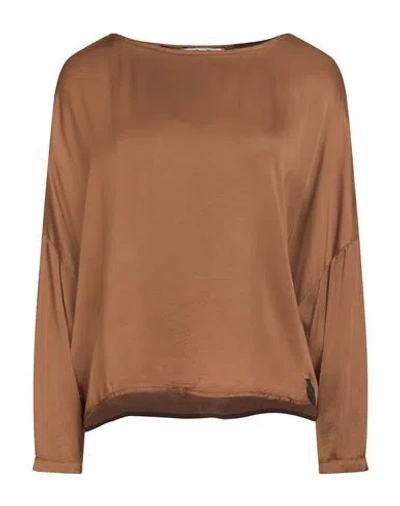 Gaudì Woman Top Brown Size 4 Viscose