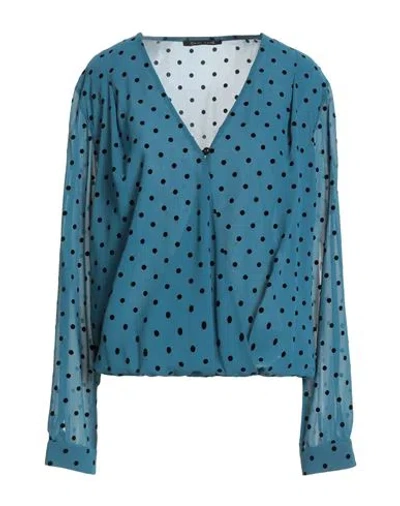 Gaudì Woman Top Deep Teal Size 4 Polyester In Green