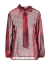 Gaudì Woman Top Red Size L Polyester In Red