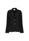 Gaudì Woman Blazer Black Size 12 Polyester, Elastane In Black